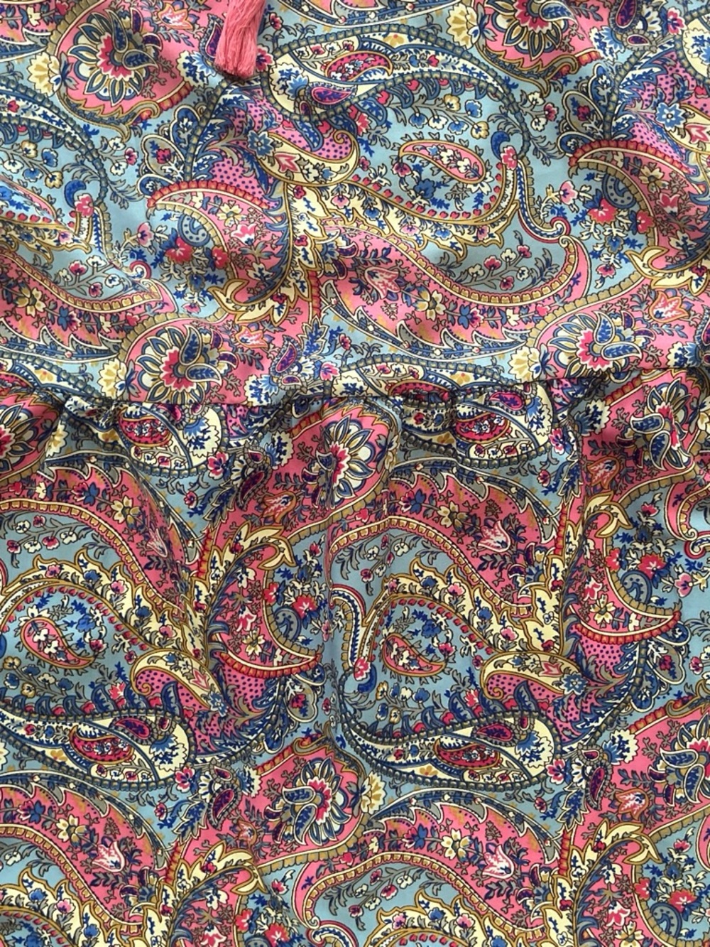 Boemo Anthropologie bohemian hippie paisley print halter tiered maxi dress Sz XL - Picture 4 of 5